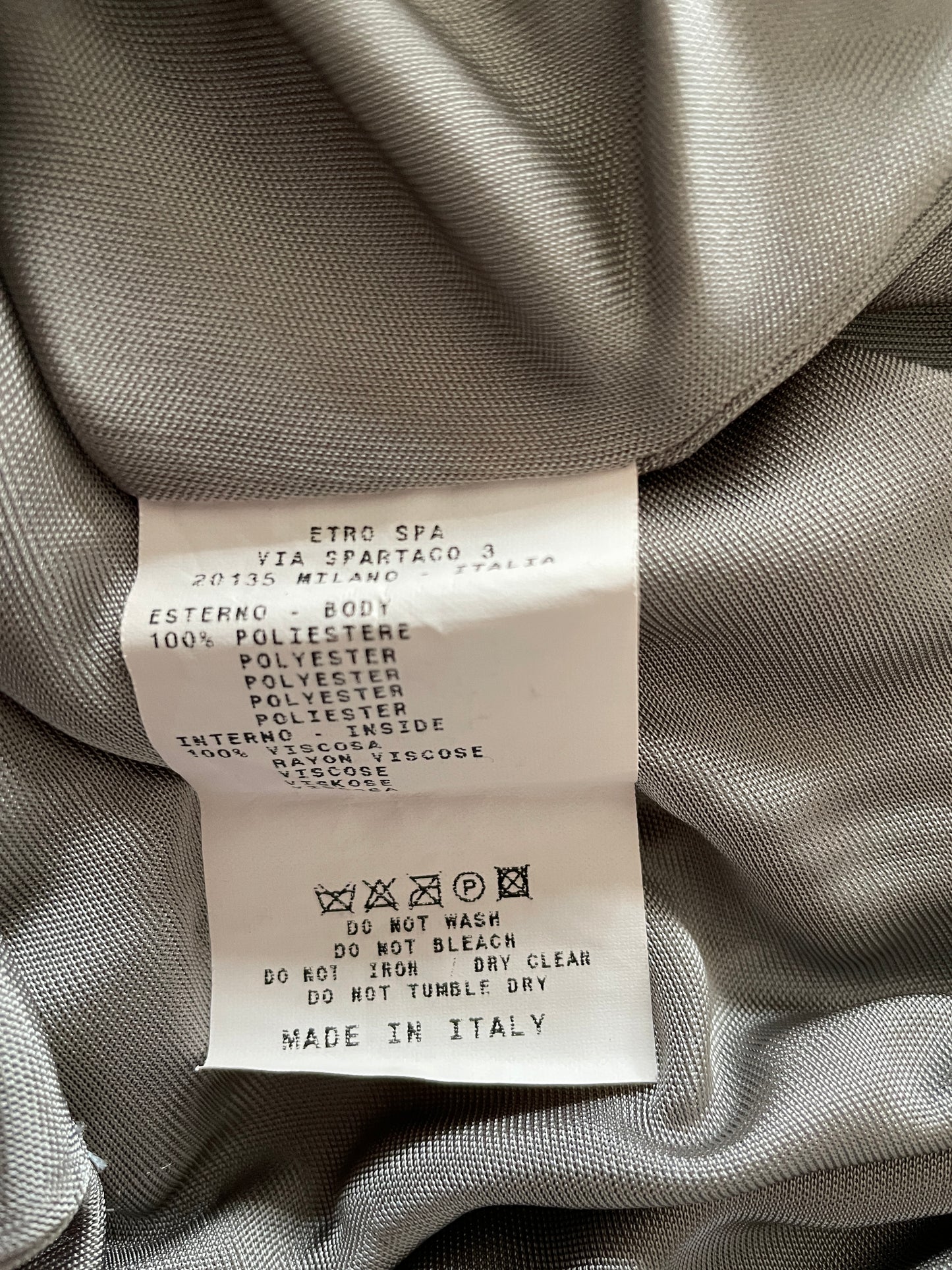 ETRO Tank Dress with iconic Paisley Design, Size 44 EU