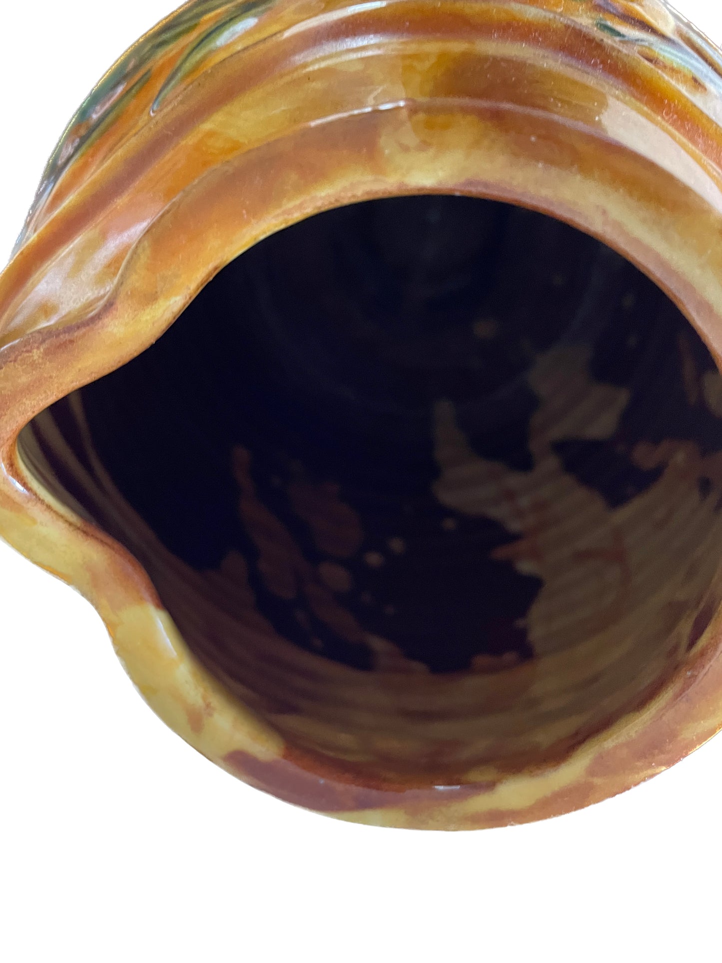 Majolica Terra Cotta Pitcher