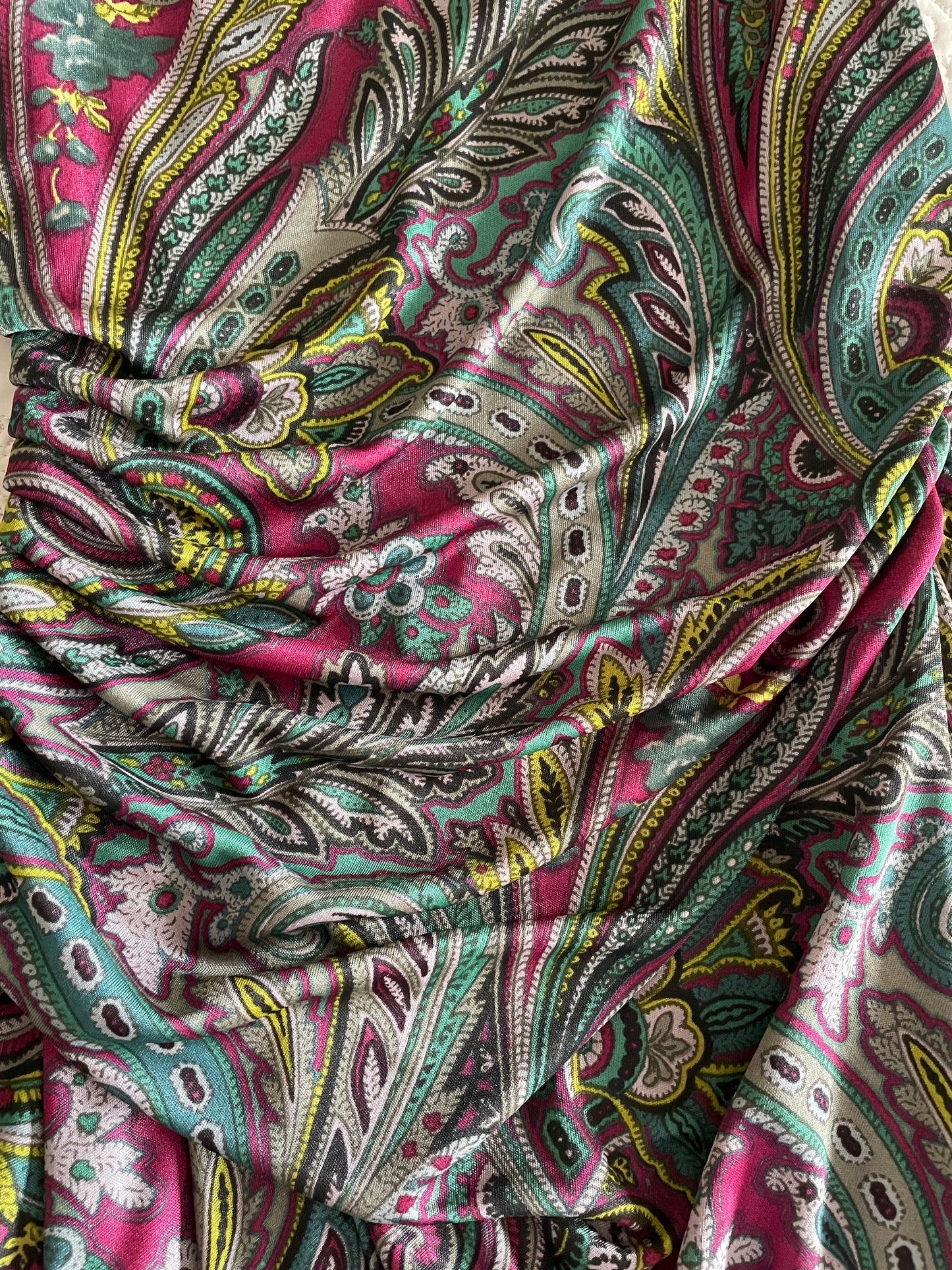 ETRO Tank Dress with iconic Paisley Design, Size 44 EU