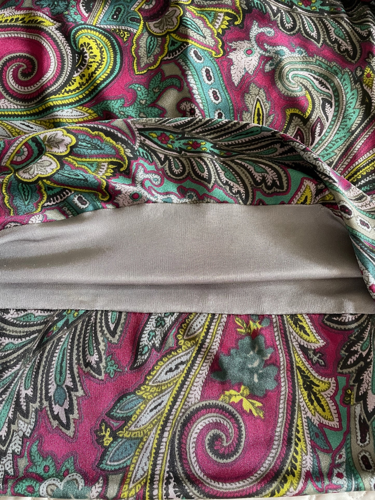 ETRO Tank Dress with iconic Paisley Design, Size 44 EU