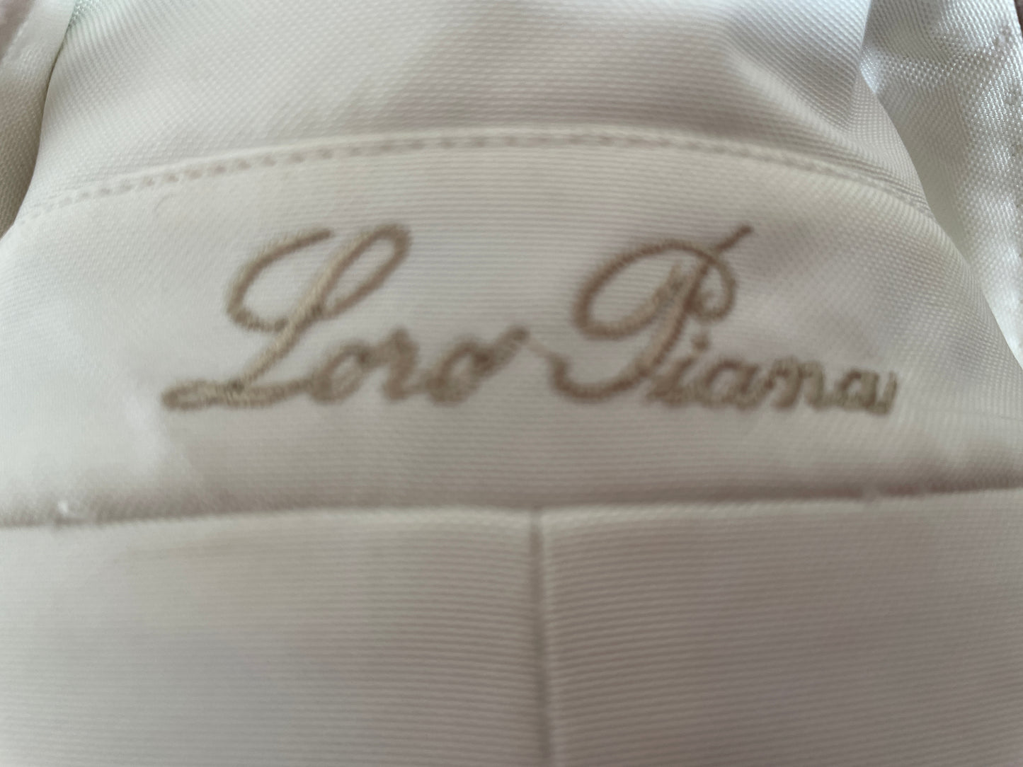 LORO PIANA Cream Cashmere Jacket, Size Small, IT 40