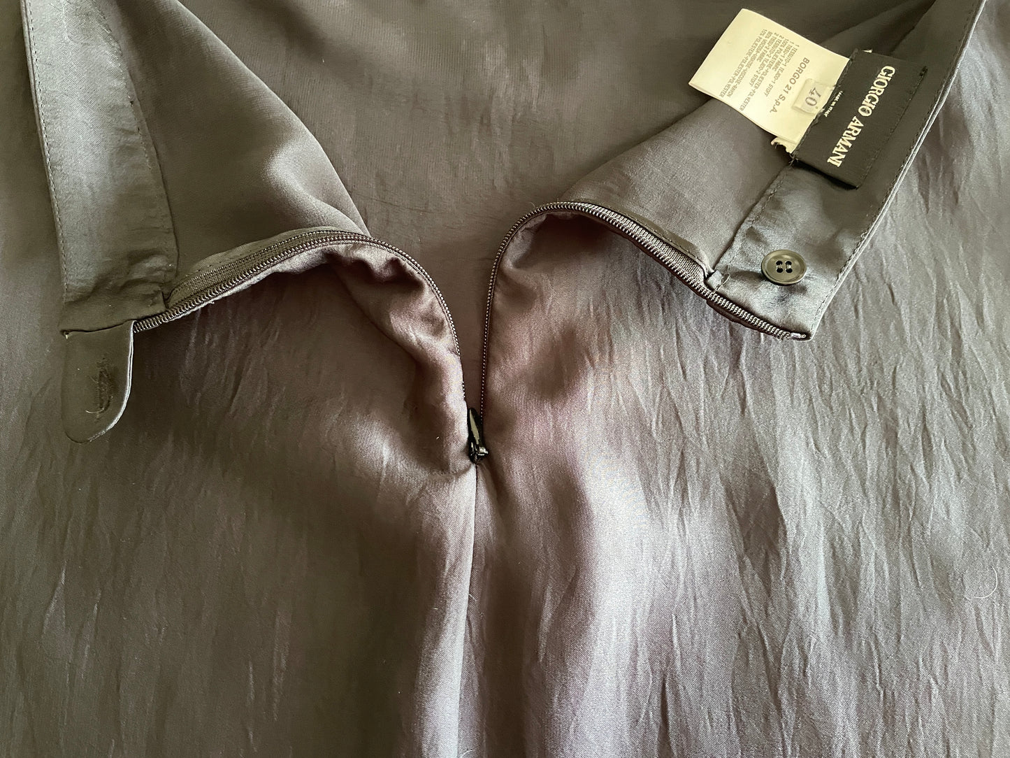 GIORGIO ARMANI Black Rayon Tiered Ribboned Ruffle Maxi Skirt, Size Medium