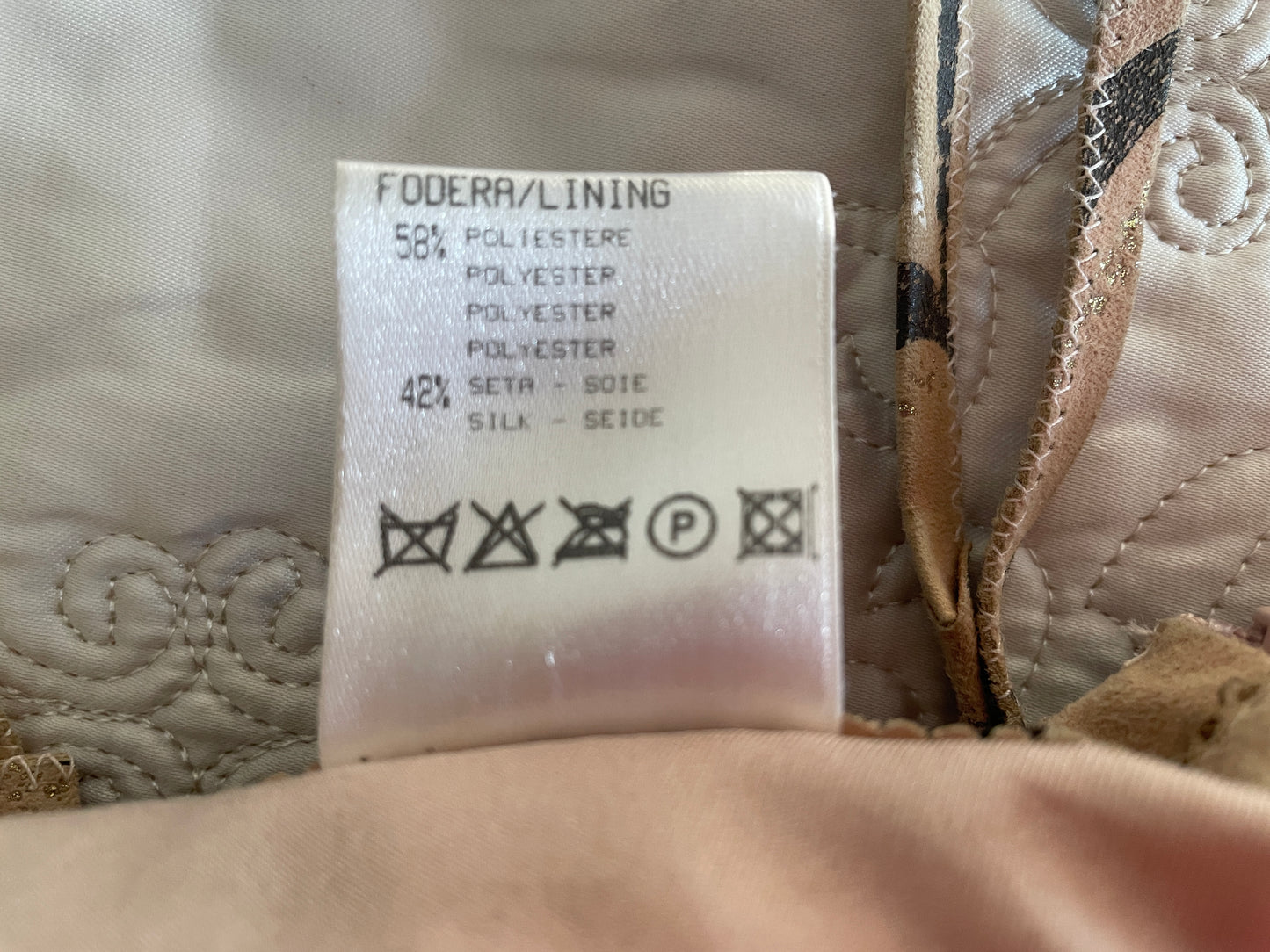 ROBERTO CAVALLI Suede Skirt, Size Medium