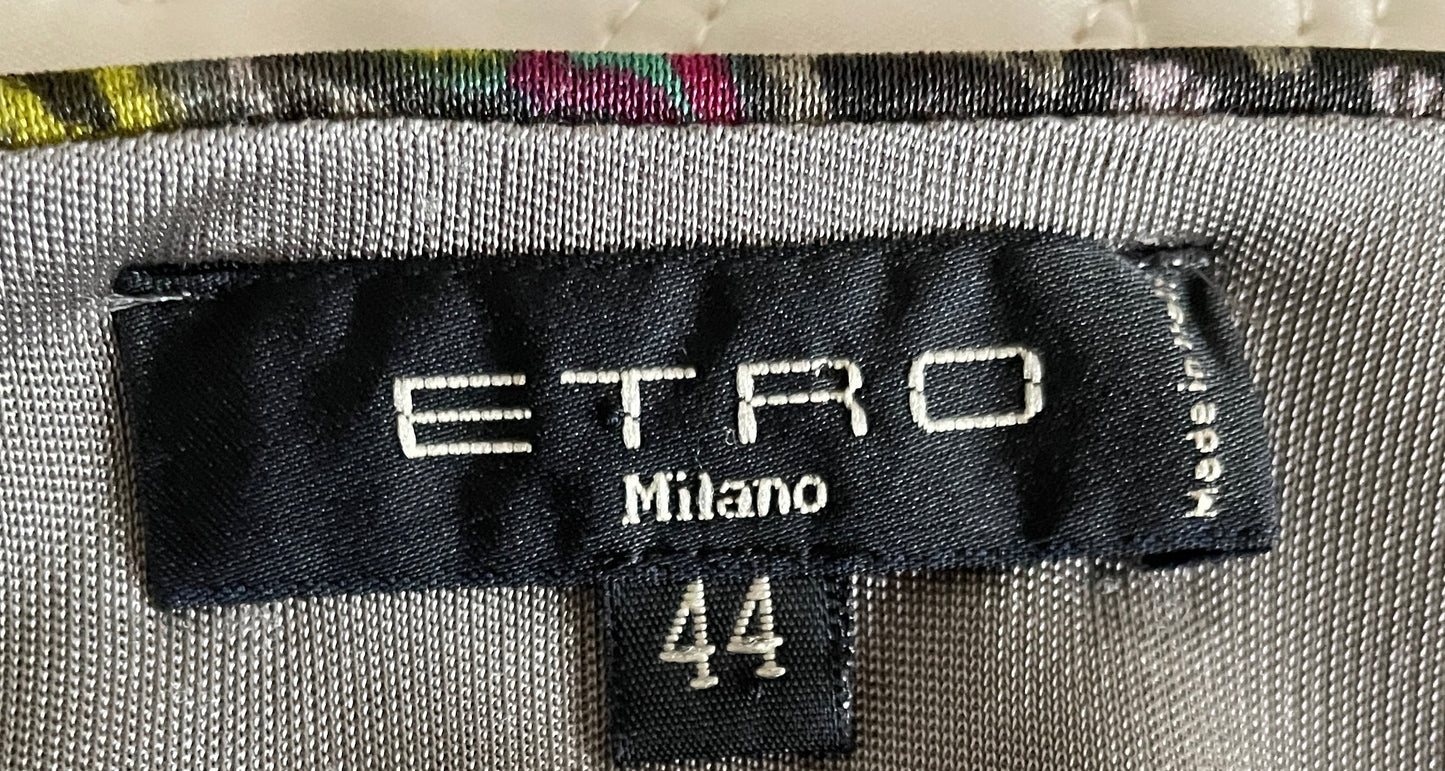 ETRO Tank Dress with iconic Paisley Design, Size 44 EU