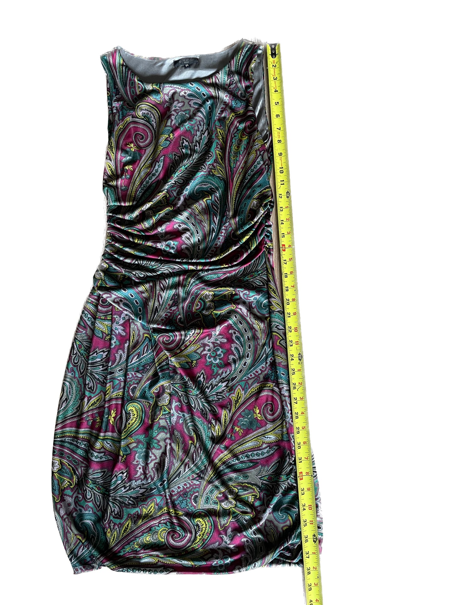 ETRO Tank Dress with iconic Paisley Design, Size 44 EU