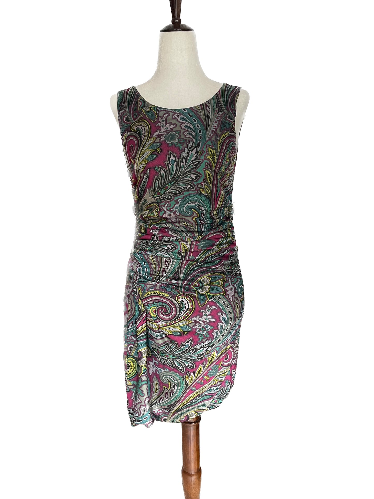 ETRO Tank Dress with iconic Paisley Design, Size 44 EU