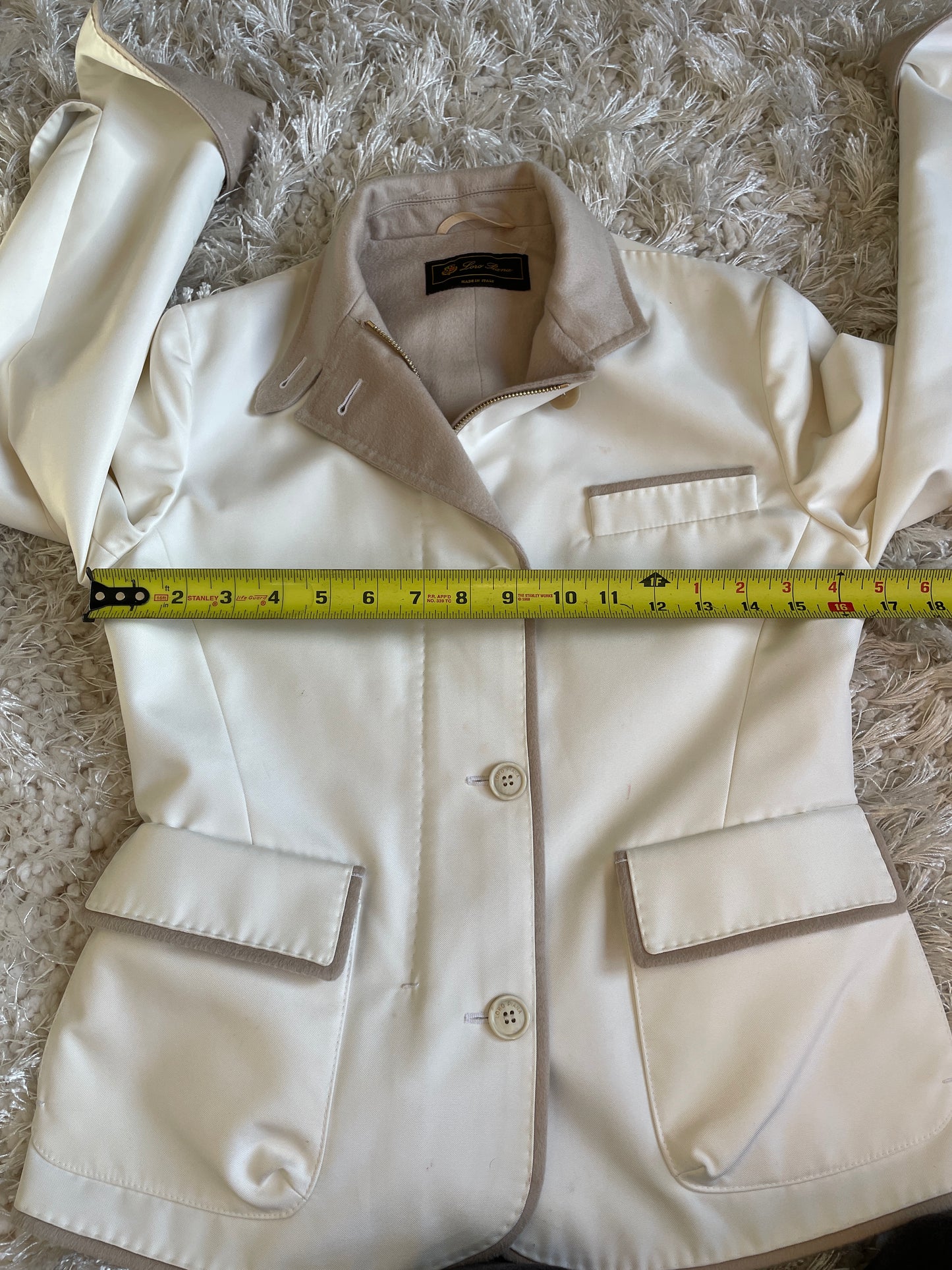 Loro Piana Cream Cashmere Jacket – IT 40 (Small)