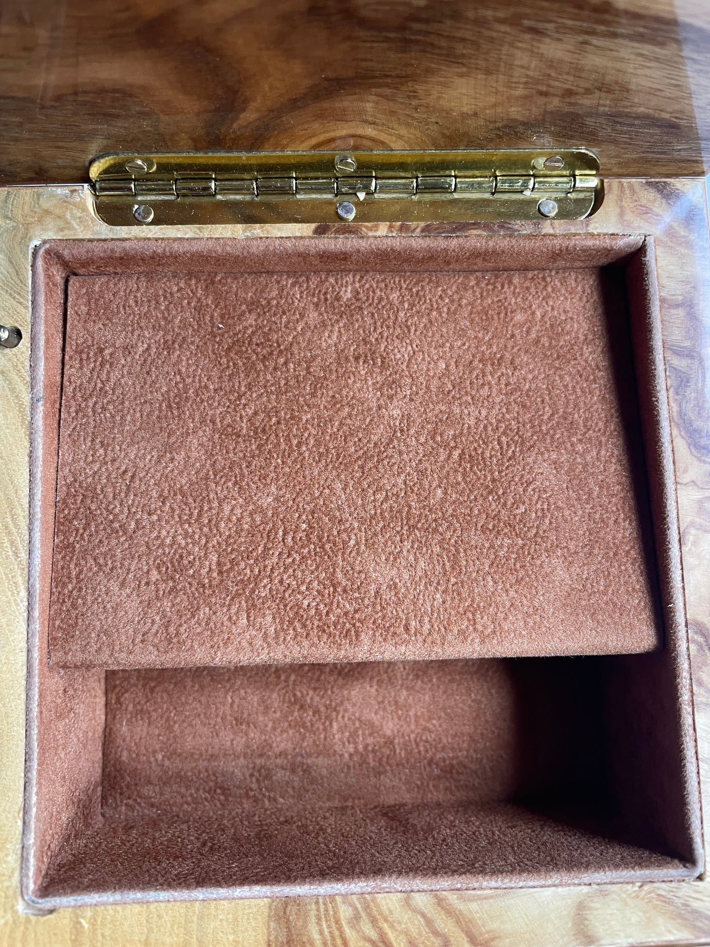 Sorrento Music Box in Brown Violin in Glossy finish