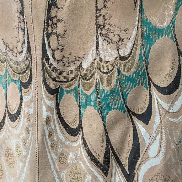 ROBERTO CAVALLI Suede Skirt, Size Medium