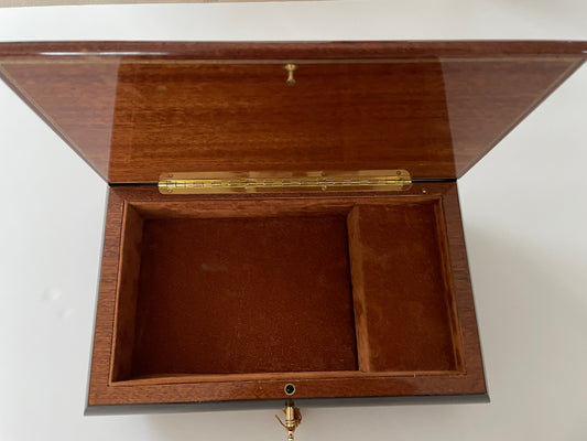 Sorrento Music Box Brown Floral in Glossy finish