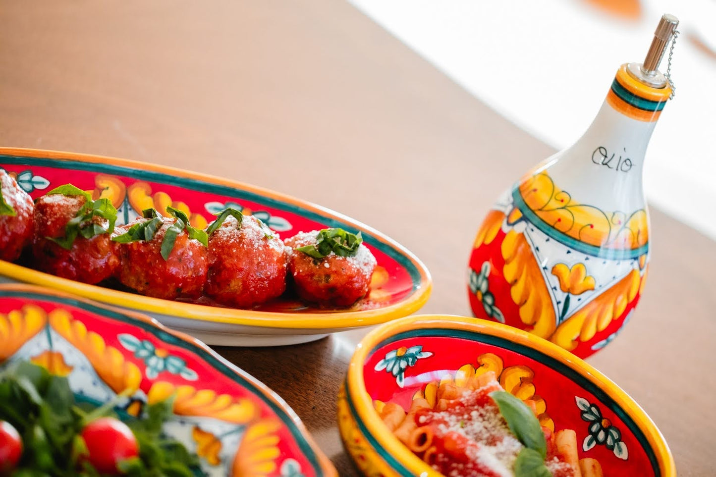 RED MARICA 10 inch Low Bowl (scodella)