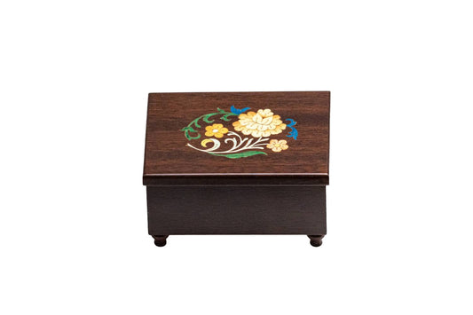 Sorrento Music Box Dark Brown Floral in Matte finish