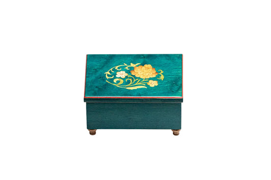 Sorrento Music Box Green Floral in Matte finish
