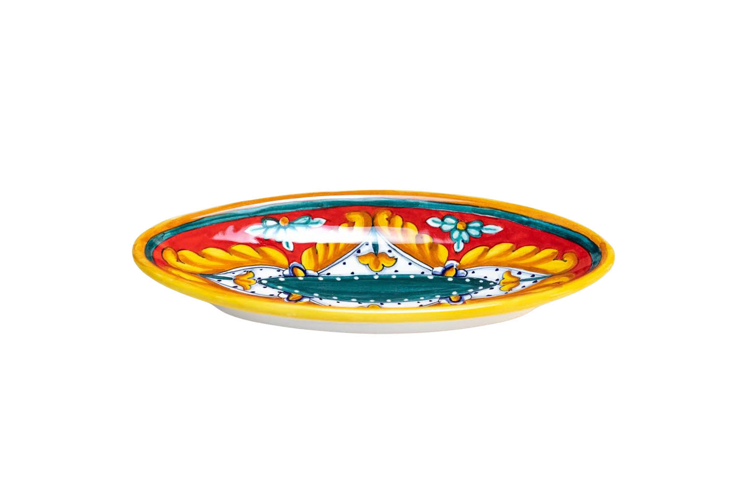 RED MARICA 12.5 inch Oval Tray