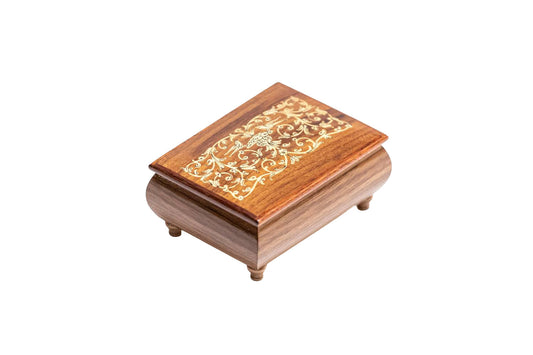Sorrento Music Box Brown Swirls in Glossy finish