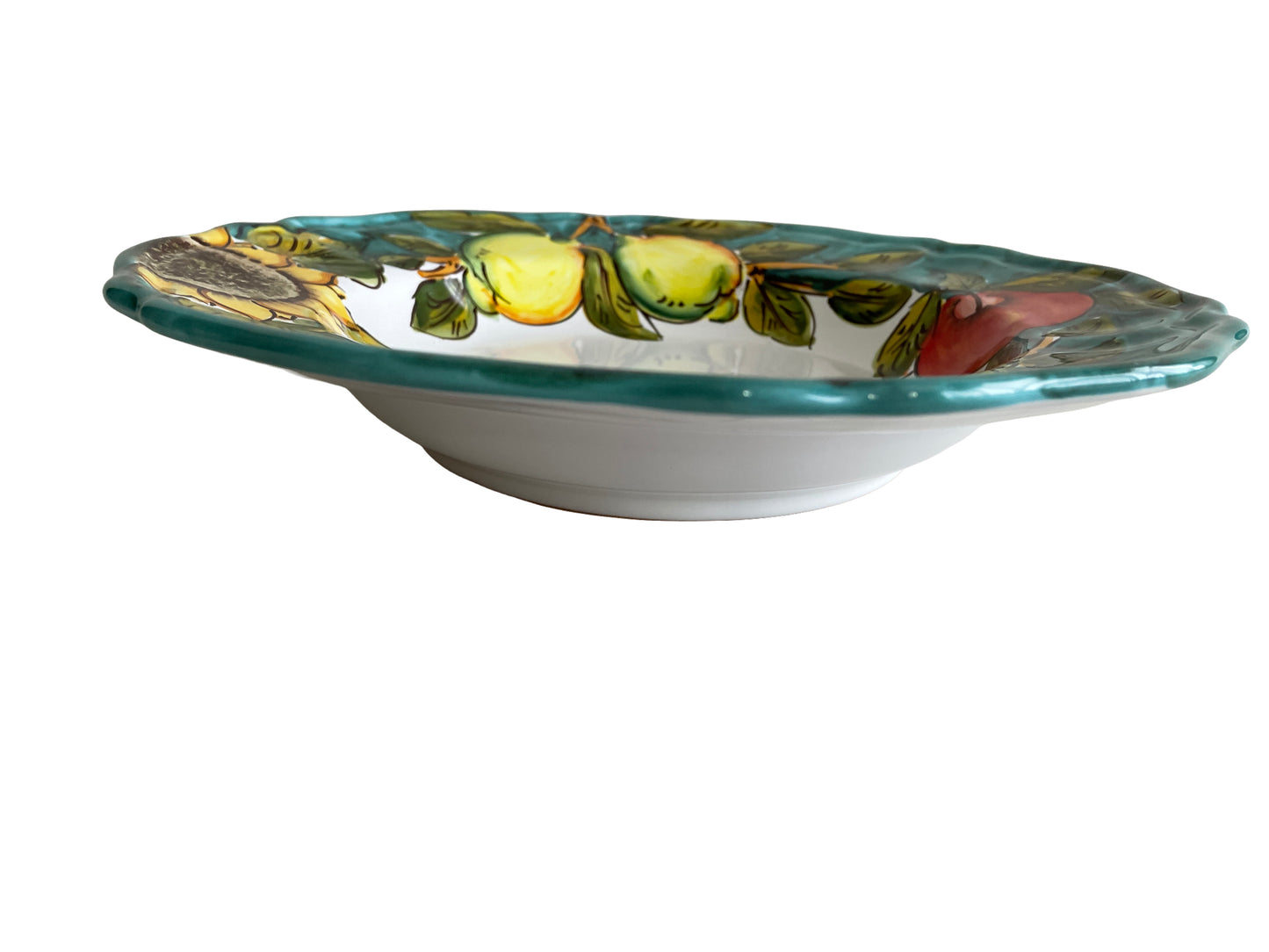 SORRENTO LEMON Scallop Plate (8 inches)