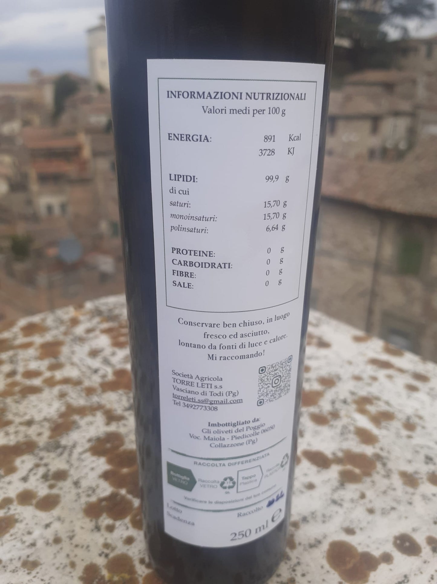 Extra Virgin Olive Oil 500 ml Bottle (2022 Harvest)
