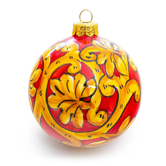 RED & GOLD Christmas Ornament