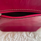 VERA PELLE Fuchsia Leather Cross-Body Bag