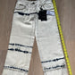 DOLCE & GABBANA Bleached Capri Jeans, Size 38 EU