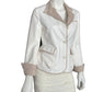 LORO PIANA Cream Cashmere Jacket, Size Small, IT 40