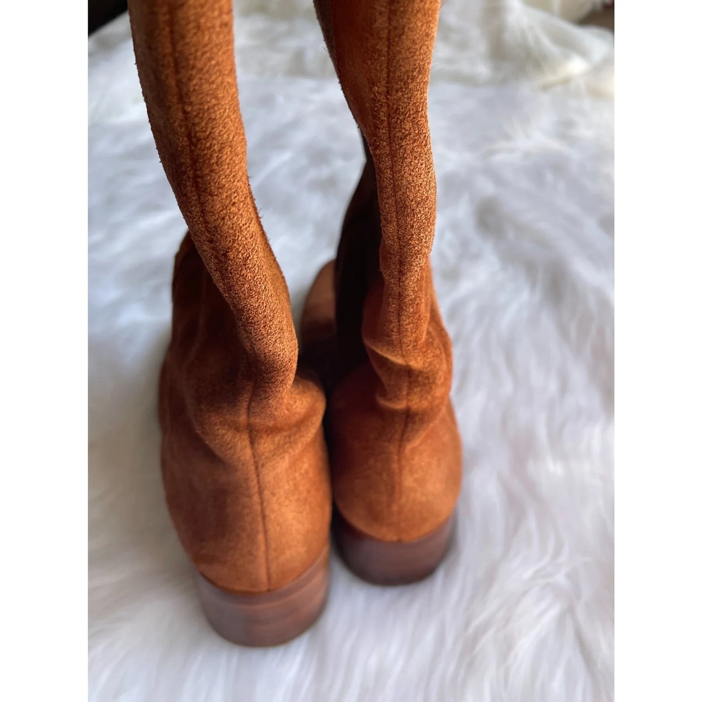 VIA SPIGA Brown Suede Riding Boots – Size 6.5