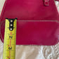 VERA PELLE Fuchsia Leather Cross-Body Bag