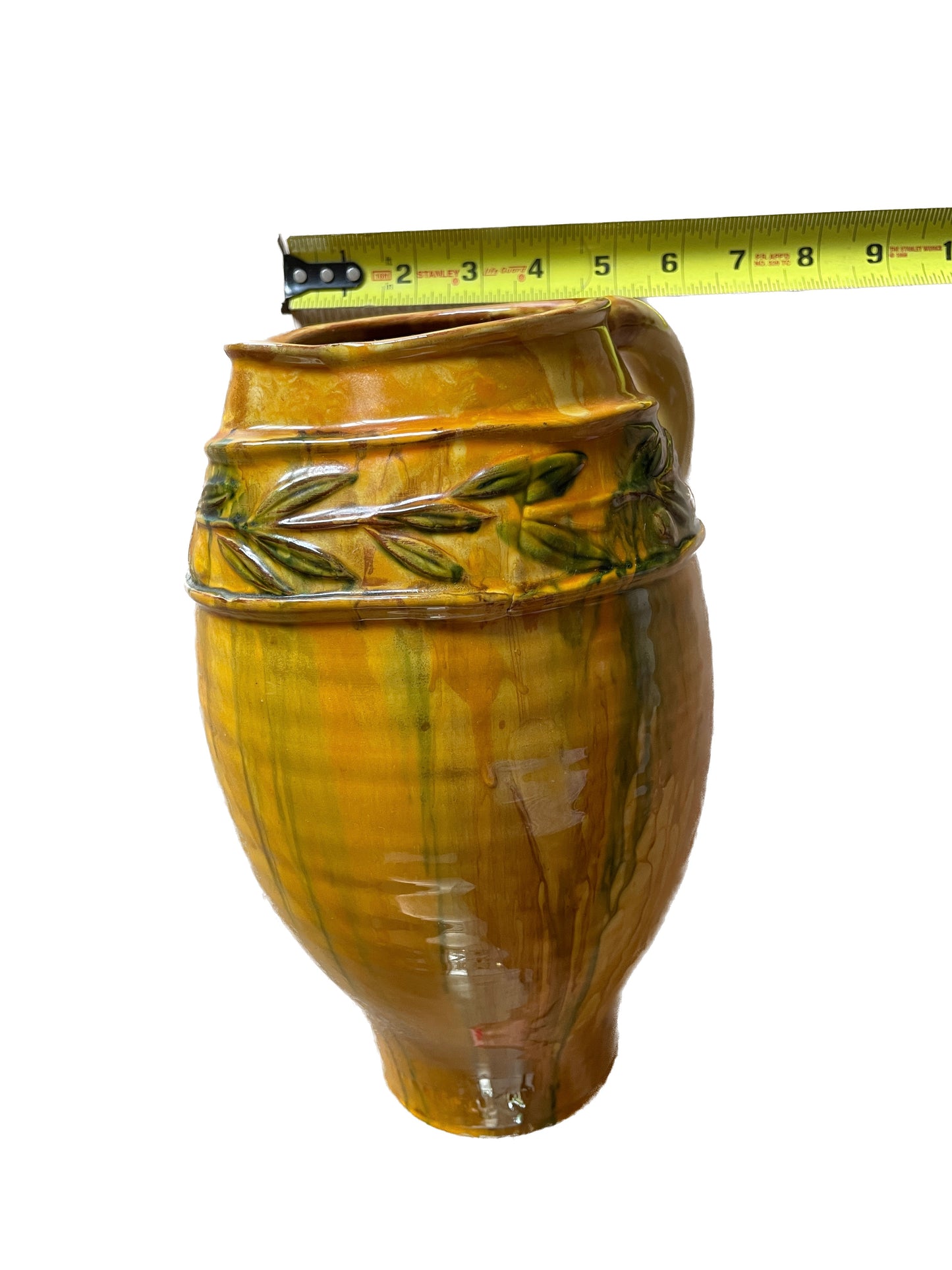 Majolica Terra Cotta Pitcher