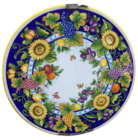 Lemons , Sunflowers, and Grapes Round Table (6 sizes available)