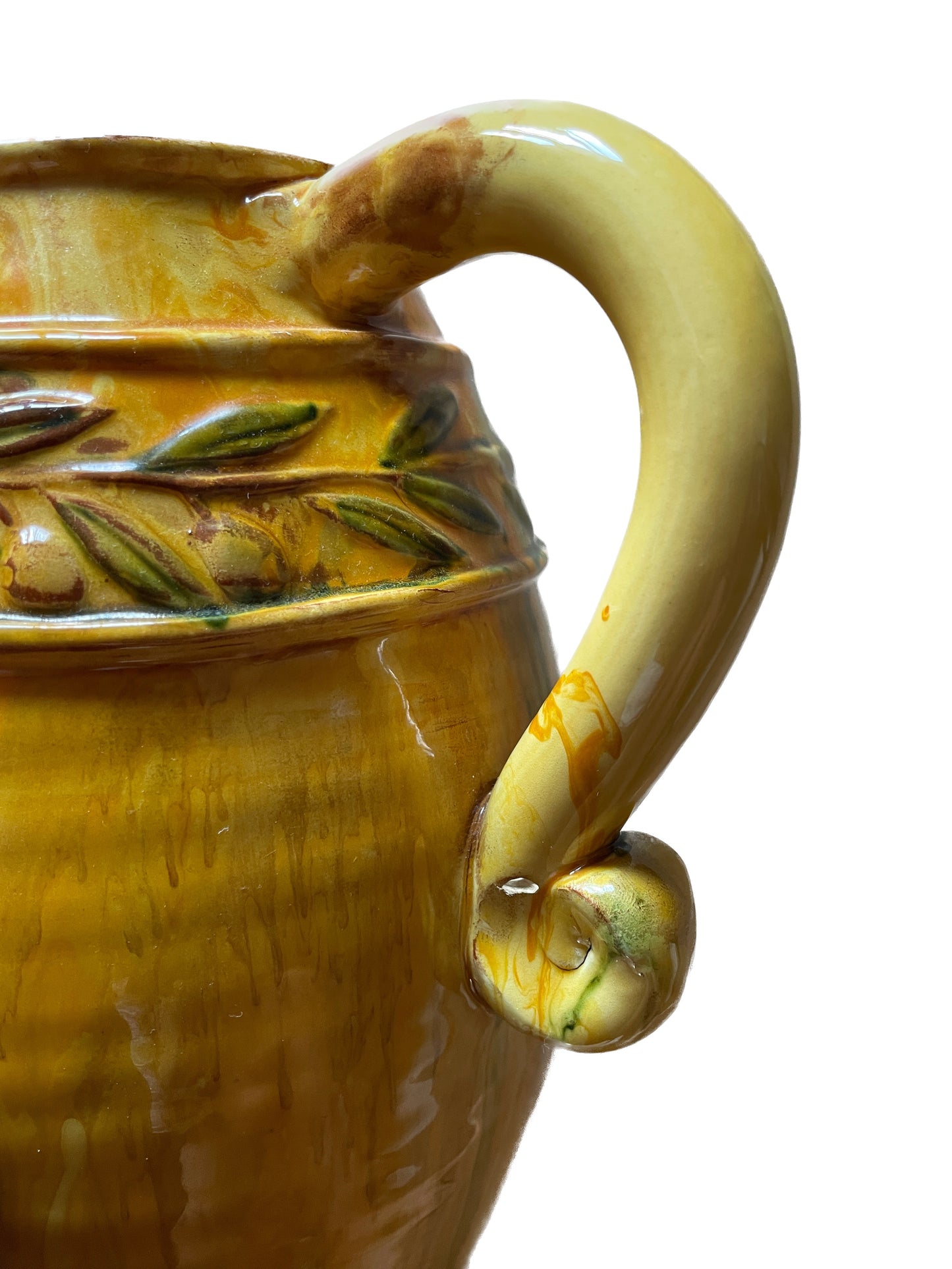 Majolica Terra Cotta Pitcher