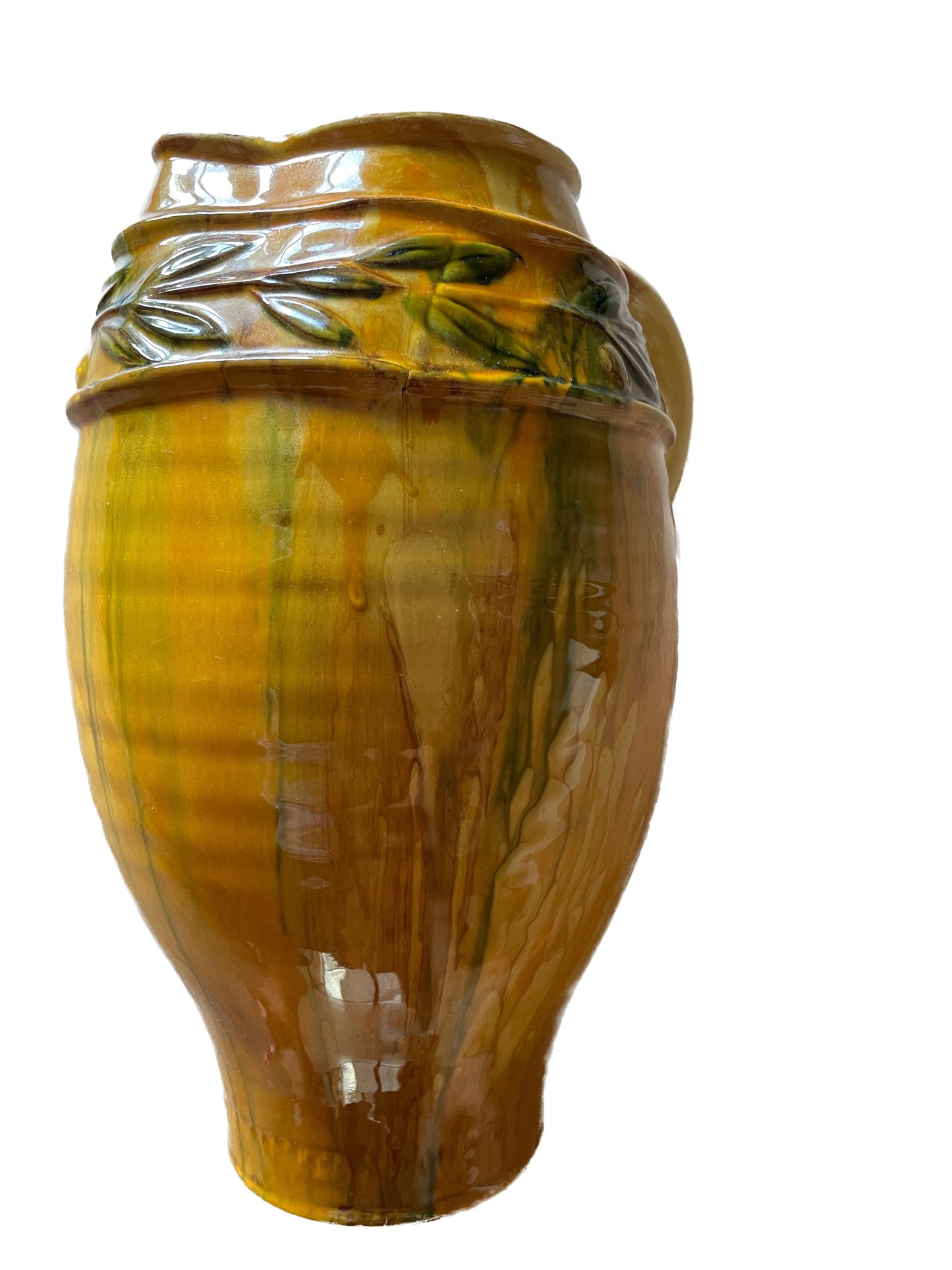 Majolica Terra Cotta Pitcher