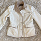 LORO PIANA Cream Cashmere Jacket, Size Small, IT 40