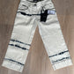 DOLCE & GABBANA Bleached Capri Jeans, Size 38 EU