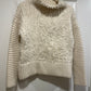 Cedric Charlier Ivory Alpaca Blend Sweater | Made in Italy