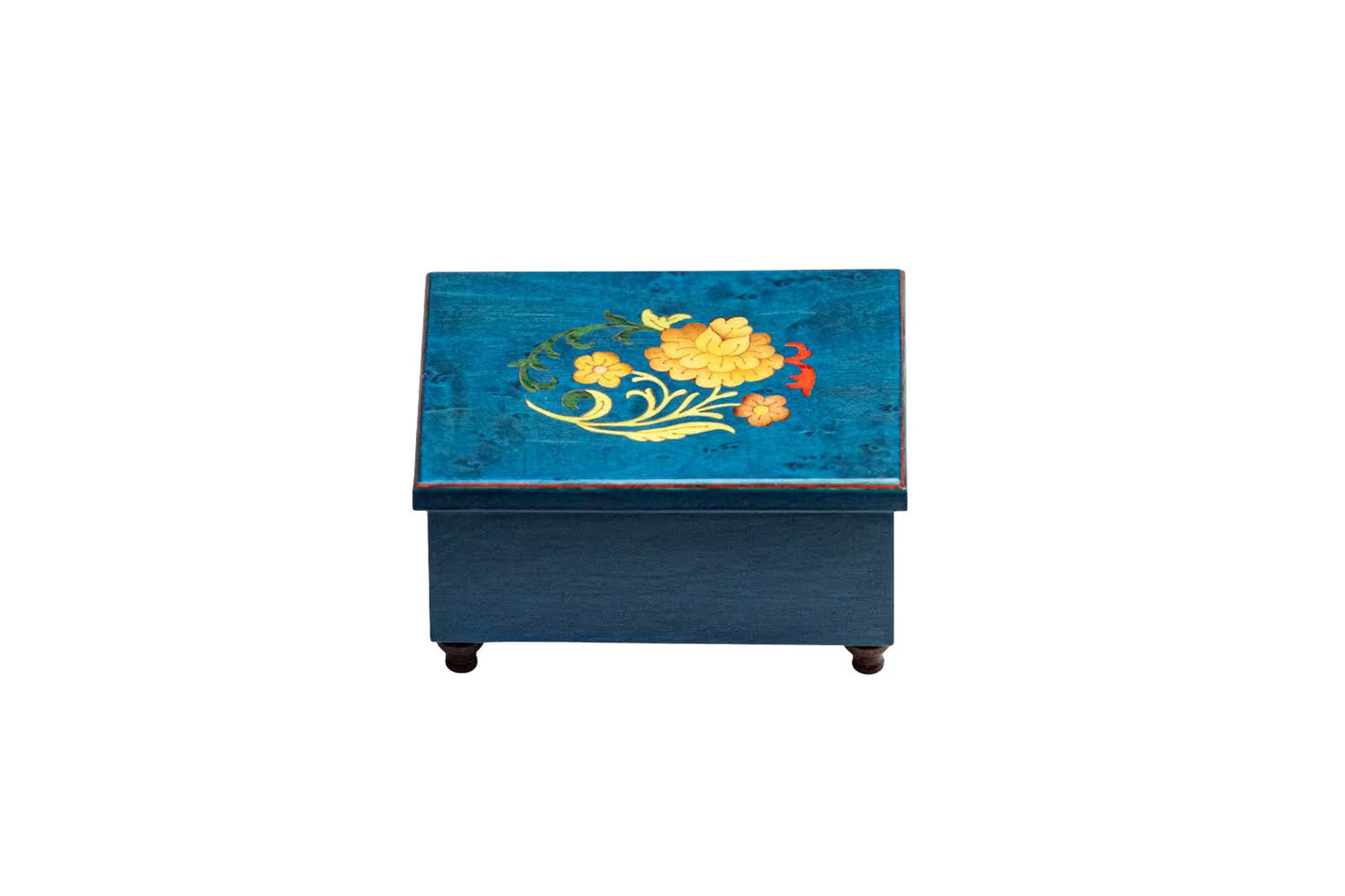 Sorrento Music Box Blue Floral in Matte finish