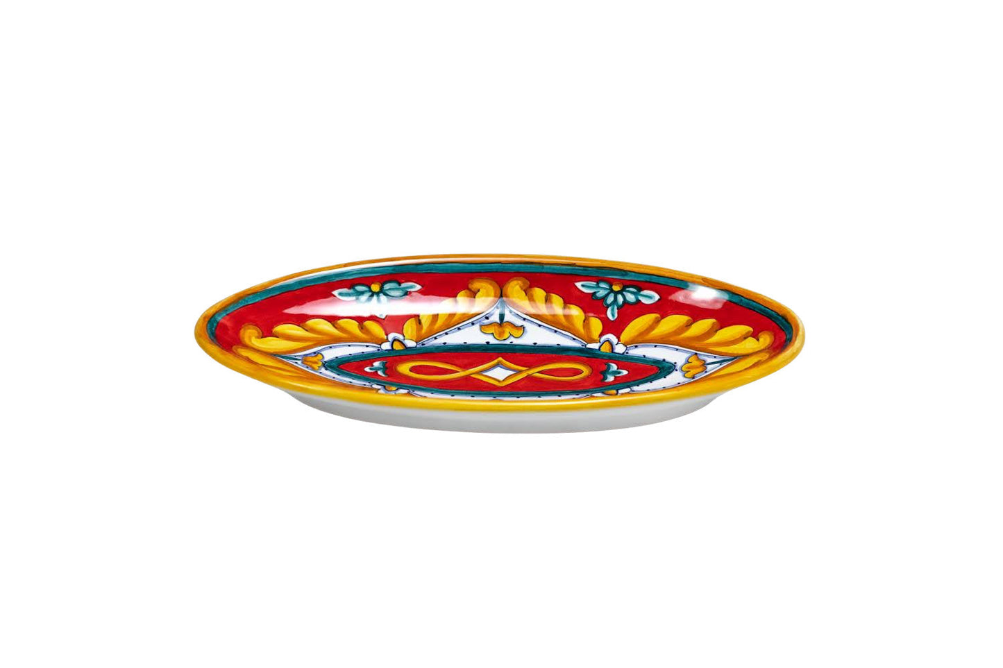 RED MARICA 16.5 inch Oval Tray