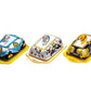 LEMONS BLU NAVY Butter Dish & Cover