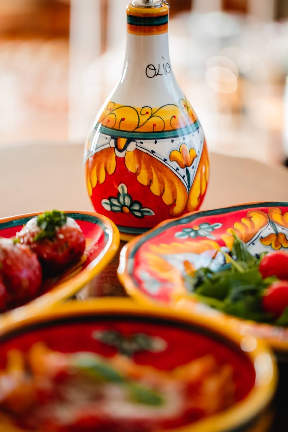 RED MARICA Olive Oil Bottle
