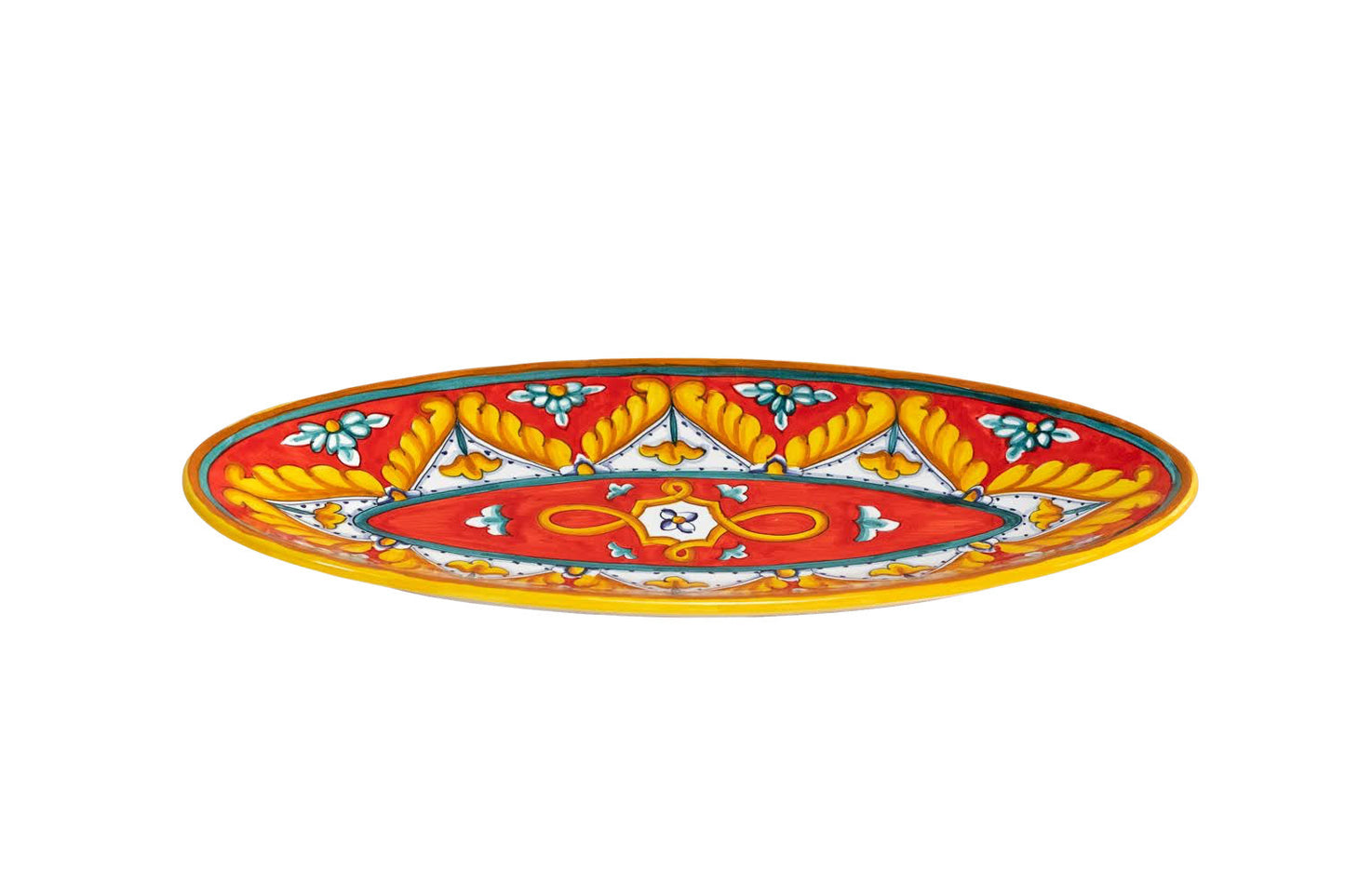 RED MARICA 16.5 inch Oval Tray