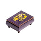 Sorrento Music Box Purple Floral in Glossy finish