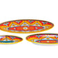 RED MARICA 8 inch Oval Tray