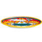 RED MARICA 8 inch Oval Tray