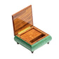 Sorrento Music Box in Green Violin in Glossy finish