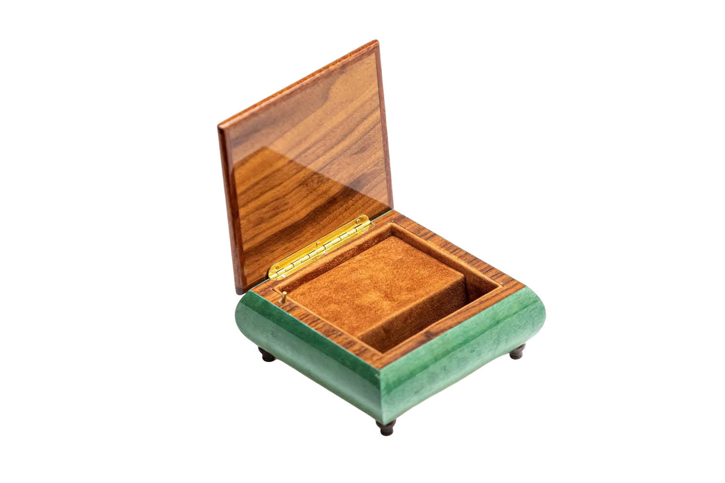 Sorrento Music Box in Green Violin in Glossy finish