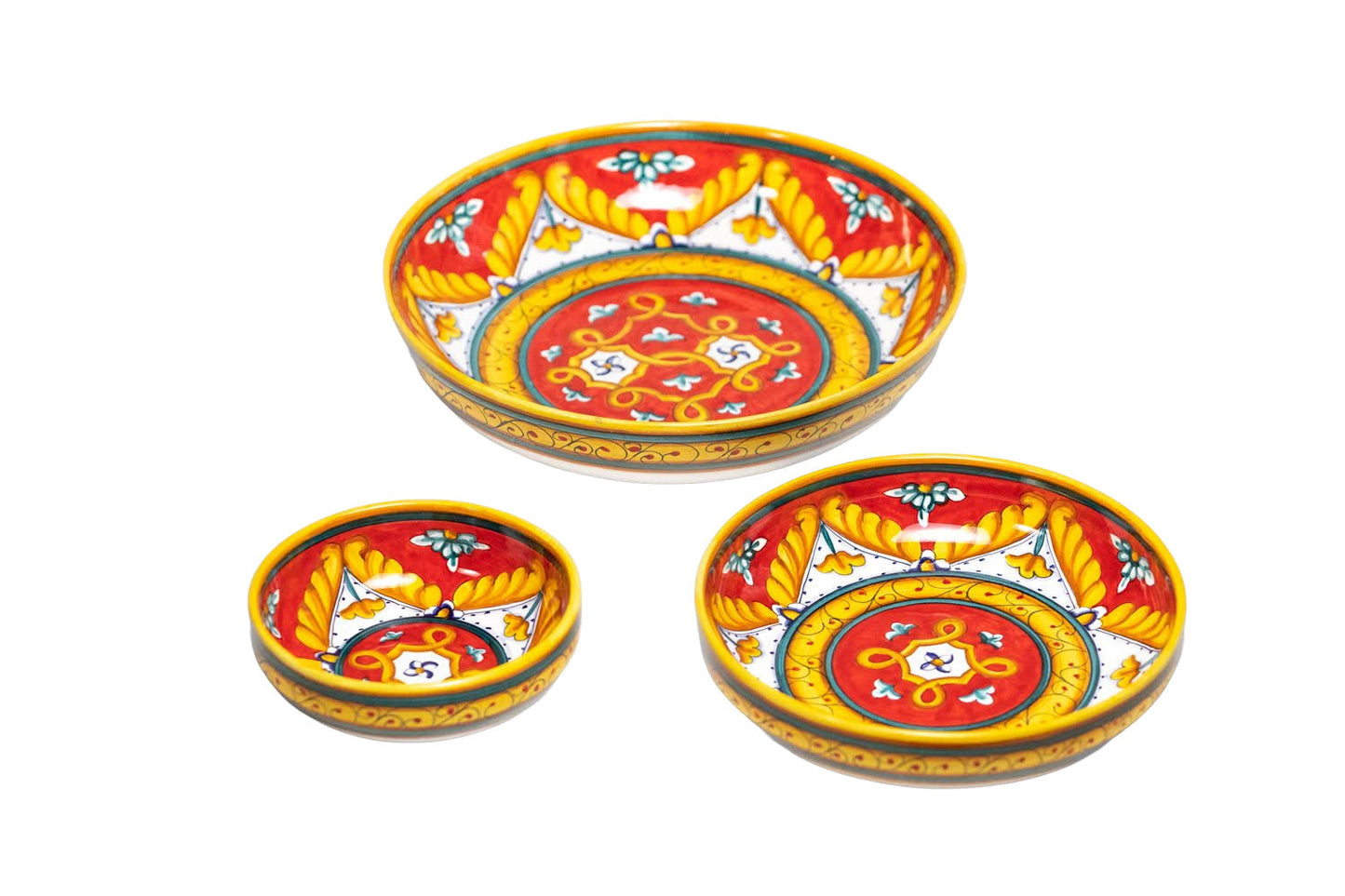 RED MARICA 12.5 inch Low Bowl (scodella)