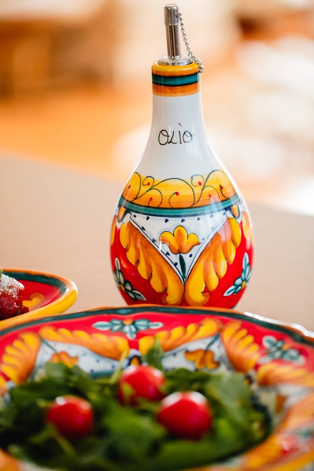 RED MARICA Olive Oil Bottle
