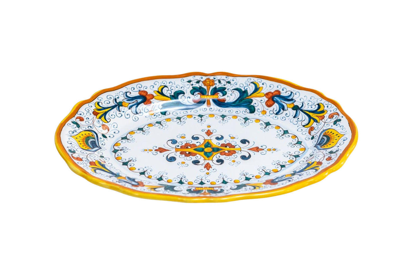 RICCO DERUTA 16.5 Scallop Oval Tray