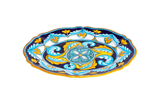 BLU VARIO MARIA Scallop Oval 16.5 inch Tray