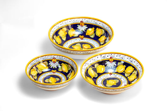 LEMONS BLU NAVY 7 inch Bowl (scodella)