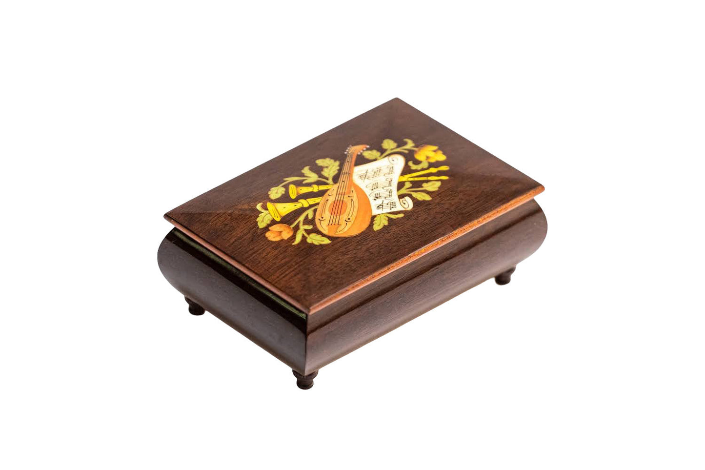 Sorrento Music Box Dark Brown Violin in Glossy finish